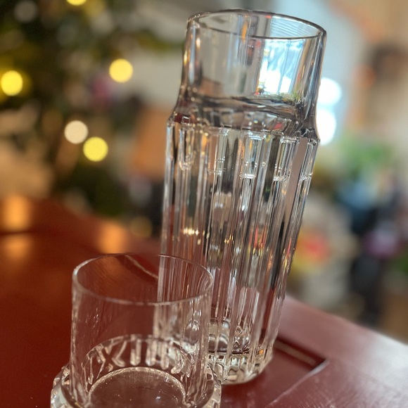 Tiffany & Co. Other - Tiffanys Atlas Numeric vintage decanter and glass set